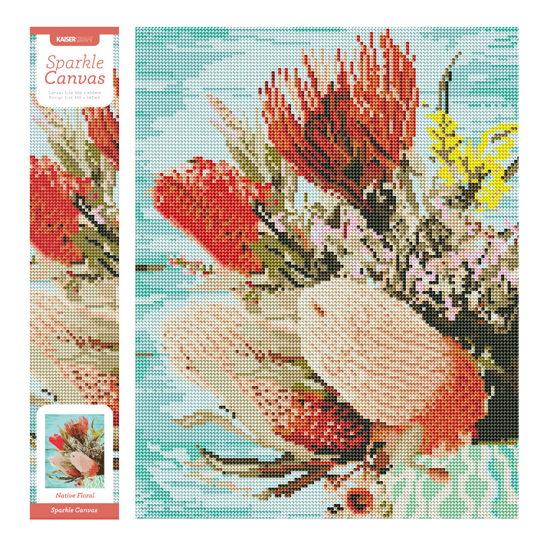 Sparkle Kits 40 x 50cm - Native Floral